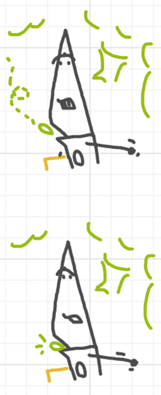 A panel from Running Duos, episode four of the Board Boards object show by Furretwalk/WalkingFurret.